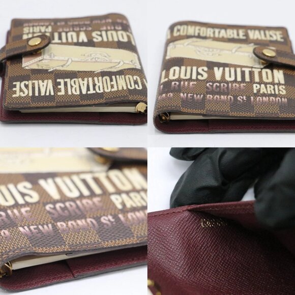 Louis Vuitton Damier Ebene Canvas Insolite Wallet w/ Louis Vuitton Agenda Cover - Picture 15 of 15